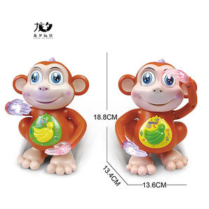 LONGXI mono de juguete de dibujos animados intermitente rodillo caminar animales juguetes LED plástico Anime juguetes <span class=keywords><strong>bailando</strong></span> <span class=keywords><strong>monos</strong></span> - Product Image 6