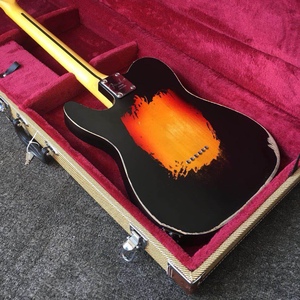 Chitarra Elettrica TL di Alta Qualità in Stile Vintage Invecchiato, Basso da 39 Pollici, Finitura Classica con Lacca Nitro Invecchiata - Product Image 2
