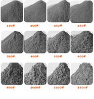 Abrasif de sablage en carborundum noir grain 220 pour sablage du marbre
