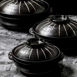 Casserole <span class=keywords><strong>en</strong></span> porcelaine fine de style américain, résistante aux hautes températures, pour la cuisson au gaz, pot à soupe, pot à riz - Product Image 1