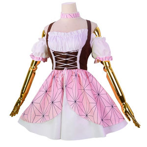 Disfraz de Anime de Demon Slayer, Vestido Lolita de <span class=keywords><strong>Nezuko</strong></span> <span class=keywords><strong>Kamado</strong></span> - Product Image 1