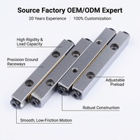 Rail de guidage à rouleaux croisés de remplacement V6-150-10Z, rail coulissant de haute précision, roulement à rouleaux linéaire en acier, garantie 1 an