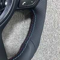 Volant en cuir intégral pour BMW F10 F11 F15 F16 F20 F21 F25 F30 F31 F32 F33 F34 F36 F80 F82 F87 F90 M3 M5 E70 E90 E92