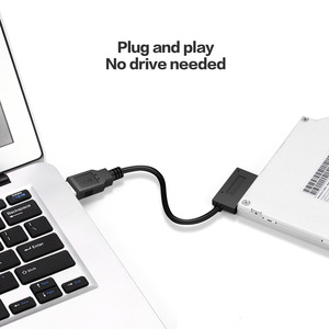 Cable adaptador USB a Slimline SATA de 13 pines para unidad óptica E-yield - Product Image 2