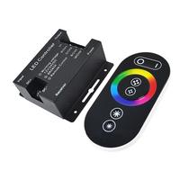 Contrôleur RVB sans fil tactile 433MHz RF 20m Télécommande 576W Smart RGBW LED Strip Dimmer 4 canaux