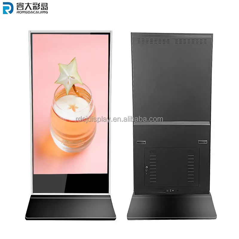 Производитель Гуандун, яркий большой экран HD 85 дюймов, напольный ЖК-дисплей, цифровые вывески и дисплей для рекламы