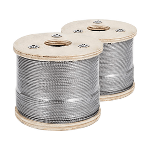 Câble en <span class=keywords><strong>acier</strong></span> <span class=keywords><strong>inoxydable</strong></span> de construction SS 304 316 7x7 7x19 - Product Image 4