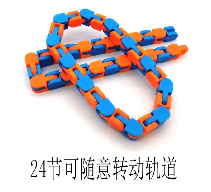 Cadena antiestrés de 24 secciones (color aleatorio)