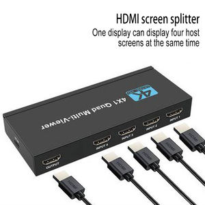 Commutateur HDMI 4 en 1, 3D <span class=keywords><strong>4K</strong></span> <span class=keywords><strong>Ultra</strong></span> <span class=keywords><strong>HD</strong></span>, multi-visionneuse, 4 entrées 1 sortie, pour projecteur, moniteur, lecteur <span class=keywords><strong>DVD</strong></span> et lecteur <span class=keywords><strong>Blu</strong></span>-<span class=keywords><strong>ray</strong></span> - Product Image 2