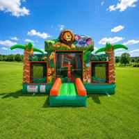 Château gonflable commercial en PVC de haute qualité, personnalisable, pour enfants et adultes, idéal pour la location commerciale, installation facile, sur mesure