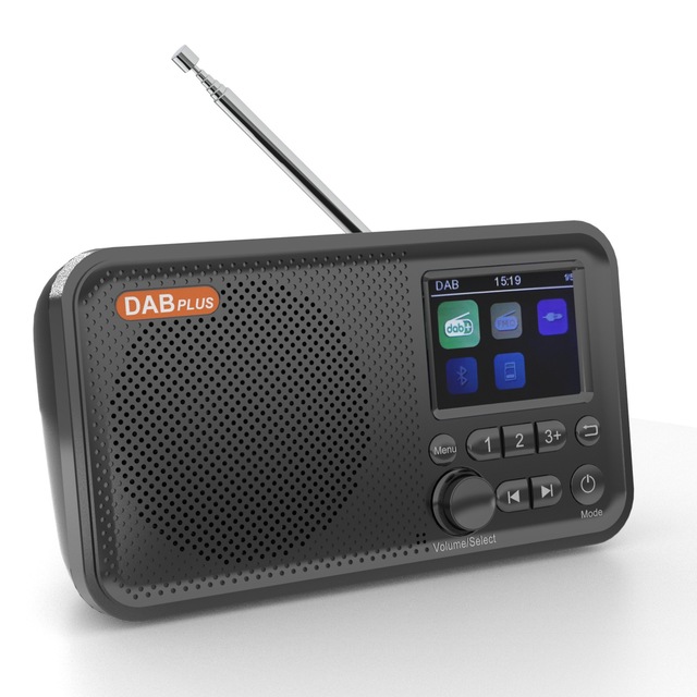 Vofull 2021 New Launch 2.4 Inch Color Screen DAB Digital Radio with Blue Tooth TF Card for European