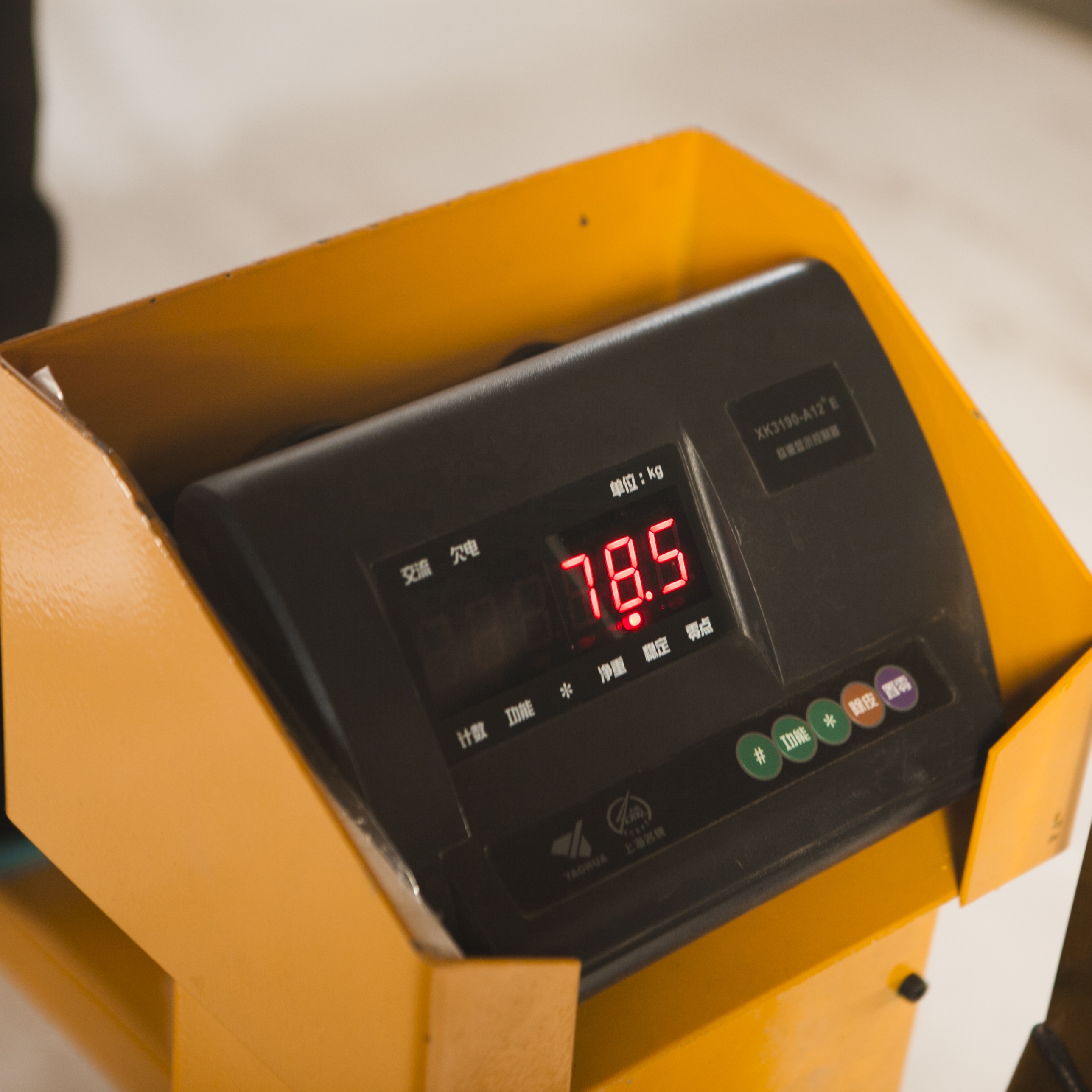 Brand New 2-ton/3-ton Manual Pallet Trucks with Scales, Suitable for the Retail and Food Service Industries.