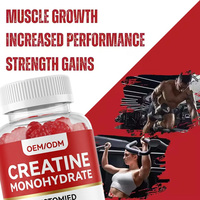 Gummies de créatine monohydrate OEM/ODM pour la croissance musculaire, la force et la récupération – Complément pour le développement musculaire chez l'adulte