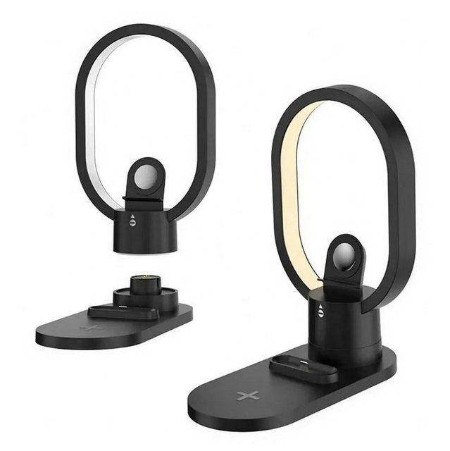 Top Selling 15W Wireless Charger LED Desk Lamp with Night Light 3-in-1 Function for Mobile Phone and Other Devices