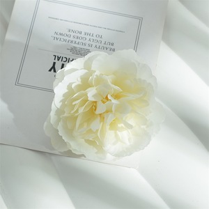 Tocado de Flores de Peonía Simuladas de 10 cm, Flor de Seda, Accesorio para el Cabello DIY, Decoración de Bodas, Kit de Materiales para Manualidades - Product Image 3