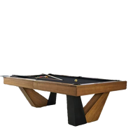 Table de billard et de ping-pong en bois massif de style chinois pour usage domestique ou commercial en Chine