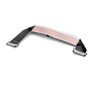 Câble plat flexible à pas de 0,5 mm avec gaine EVA, ignifuge et antichoc, pour connexion de tête d'impression / écran LCD / capteur - Product Image 4