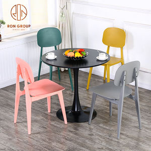 Silla minimalista de plástico de polipropileno <span class=keywords><strong>para</strong></span> restaurante, muebles de cafetería, Bar, comedor moderno, al aire libre, barata - Product Image 5