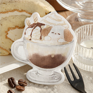 30 Foglietti Adesivi per Confezione, Serie Amici in Schiuma Lattea, Forme Adorabili e Motivi Creativi per Studenti e Ufficio - Product Image 1