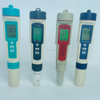 Multiparameter penguji kualitas air alat ukur penguji kualitas air 4 in 1 ph tds temp ec penguji kualitas air ph metro tds