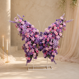 Arrangements floraux de roses en soie faites à la main pour mariage, hôtel, fête d'anniversaire, décoration intérieure, vitrine, vente en gros - Product Image 1