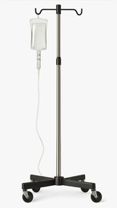 Soporte de Acero Inoxidable para Suero Intravenoso, el Más Vendido, con Altura Ajustable y Base de Cinco Patas, para Uso Hospitalario y Clínico, Disponible para la Venta - Product Image 4
