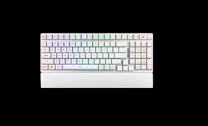 Teclado Mecánico Óptico Inalámbrico R-O-G Strix Sco-pe II RX 98 Blanco con Interruptores PBT y Teclas Totalmente Programables - Product Image 3