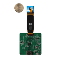 شاشة TDO 1.03 2.5K 2560x2560 RGB بدقة 3000 شمعة/م2 من نوع Micro OLED MIPI مع حل لوحة التشغيل لـ HUD / سماعات الواقع الافتراضي / المنظار الحراري