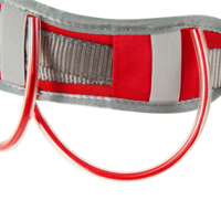 Harnais demi-corps Bestor C2001 de haute qualité en polyester rouge pour l'alpinisme, l'escalade et la sécurité en extérieur