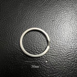 Stainless Steel <b>Key</b> <b>Ring</b> 304 Metal Geometric Round Universal Keychain For Motorcycle Mount <b>Accessory</b> - Product Image 4