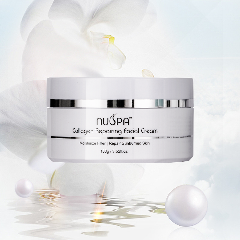 Собственная Марка OEM NUSPA увлажняющий крем для лица, нежирный коллагеновый крем для отбеливания кожи лица