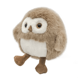 Thú nhồi bông-Đồng hành An Ủi-Đồ chơi sang trọng động vật siêu mềm 20cm 2 màu asst. Cú thực tế - Product Image 5