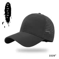 Gorra de béisbol con visera de secado rápido para hombres y mujeres, deportes al aire libre, protección solar, sombrilla, sombrero personalizado al por mayor para cabeza grande