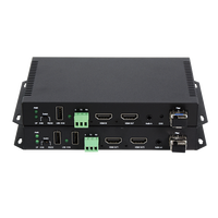 Extenseur KVM HDMI 10G 4K60 sur fibre optique 10KM LC SFP HDMI vers convertisseur fibre optique avec EDID