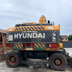 Excavatrice sur pneus d'occasion HYUNDAI R210W-9 en stock avec peinture d'origine, excavatrices d'occasion HYUNDAI 210W-9 210W-7 HW210 210W - Product Image 5