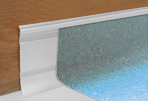 Pannello di Supporto in Lega di Alluminio Moderno per Uso Ospedaliero, Montaggio a Parete, Resistente all'Acqua, Ecologico, per Protezione di Battiscopa e Zoccolini - Product Image 2