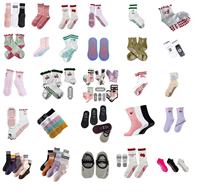 Chaussettes de Sport Antidérapantes Personnalisables pour Yoga, Gym et Pilates, Printemps, Femme