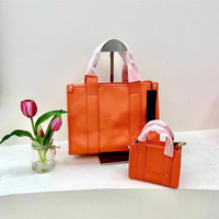 Sac à main de luxe en cuir PU pour femme, ensemble 2 pièces, sac à bandoulière grande capacité avec portefeuille, collection très prisée des créateurs