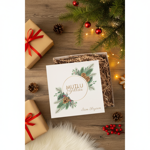 Personalized <b>Empty</b> Christmas Design <b>Gift</b> <b>Box</b> with Name 1 Piece Holiday Ornament Supply - Product Image 2