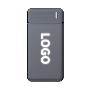 Customized Logo LED LOGO Gift Power Bank 10000mah Powerbank Promotion Marketing Gift