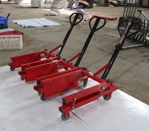 Chariot manuel à levier pour caisses, 300 kg, <span class=keywords><strong>en</strong></span> acier au carbone, pour paniers de manutention <span class=keywords><strong>en</strong></span> <span class=keywords><strong>plastique</strong></span> - Product Image 5