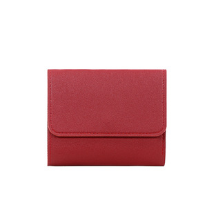 Monedero pequeño de cuero PU con logotipo personalizado, tarjeta de identificación, tarjeta bancaria, monedero, carteras plegables para mujeres y mujeres - Product Image 4