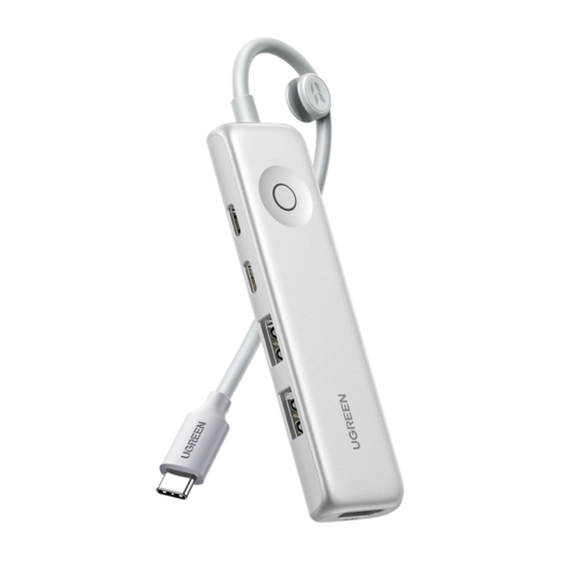 UGREEN USB C Hub 5 in 1 Revodok Portable Type C Adapter 100W PD Charging 4K 60Hz 10Gbps USB 3.2 USB Hub for MacBook iPad