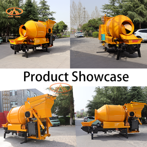 Bomba de Concreto Portátil a Diesel com Misturador 30m3/h Pumpcrete com Misturador - Product Image 3