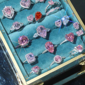 Vendita calda 5A 8A stroncato ghiaccio fuori ritagliato Zirconia <span class=keywords><strong>matrimonio</strong></span> <span class=keywords><strong>promessa</strong></span> sposa donne S925 argento anelli gioielli <span class=keywords><strong>di</strong></span> moda - Product Image 4