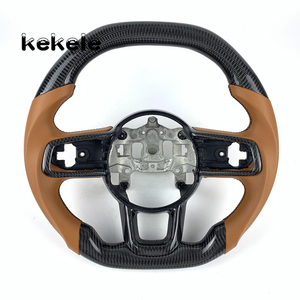 Cho Jeep Nâu da sợi Carbon chỉ đạo Wheel/Xuất hiện và màu sắc có thể được tùy chỉnh theo sở thích của bạn - Product Image 1