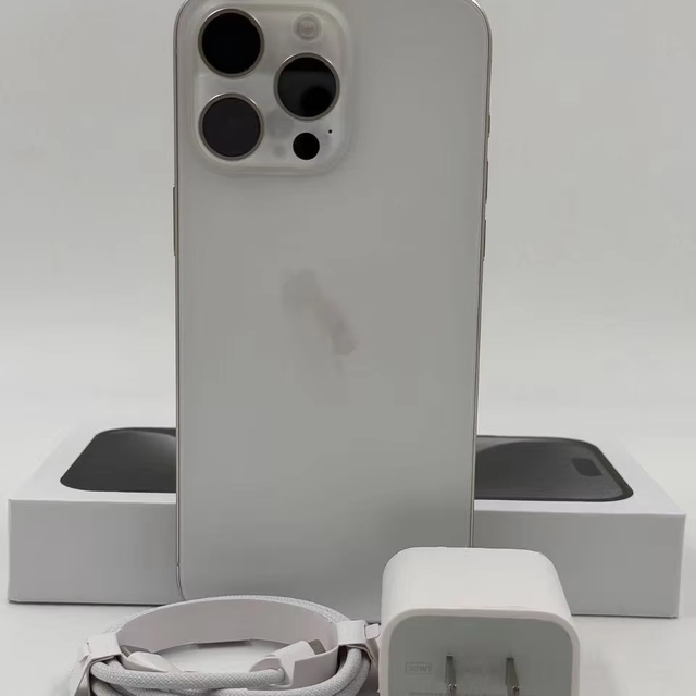 Official Refurbished for for 15 Pro Max 8GB RAM 6.7" Screen 48MP/20MP Cameras 5G SIM-Free US Version with Accessories