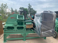 Machines forestières Processeur de sciure de bois diesel Broyeur Hacheur Broyeur Broyeur de copeaux Machine de fabrication de sciure de bois