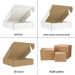 Packaging Custom Logo/High Quality Corrugated Folding Kraft Packaging Box Cardboard Shipping Mail Box