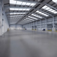 Entrepôt en acier préfabriqué de qualité industrielle pour la logistique et le stockage